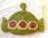 A picture of step 14 of Great for Halloween - Little Green Men Cookies.