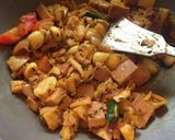 A picture of step 6 of Raw Jackfruit Curry.