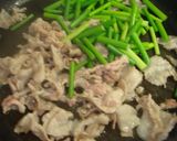 A picture of step 3 of For Summer! Pork Offcuts & Garlic Shoots Stamina Stir Fry.