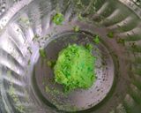 A picture of step 2 of Tri colour coconut ladoo.