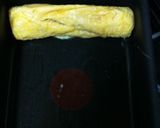 A picture of step 4 of For Bentos: Chikuwa Fish Stick Tamagoyaki.