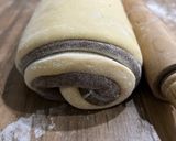 Foto langkah ke 5 dari resep Sourdough Bread Choco Swirl Loaf (Roti Ragi Alami).