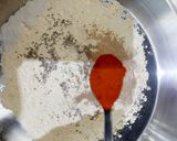 A picture of step 2 of Thepla.