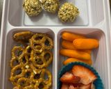 A picture of step 2 of No Bake Oatmeal Balls.