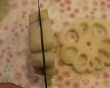 A picture of step 7 of For Osechi (New Year's Feast) Decorative Lotus Root Slices.