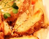 A picture of step 5 of Potatoes Crisped with Olive Oil.