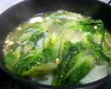 A picture of step 1 of LG EGG SALAD SOUP.