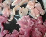 A picture of step 1 of My Braised Garlic Chicken and Pork 😁.