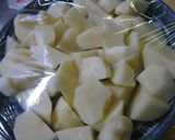 A picture of step 1 of Potato Salad With Tarako.
