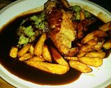 A picture of step 10 of Tex's Proper Beer-Battered Fish & Chips with Mushy Peas 🐠🍟.