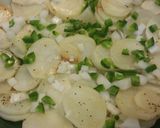 A picture of step 2 of Fried Potatos with Jalapeño and Onion.