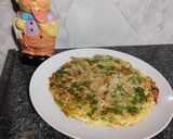 Foto del paso 4 de la receta: Tortilla de lechuga y jamón con centro de queso🥬🧀