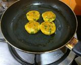 A picture of step 9 of Cauliflower Rice flakes and Soya Tikki.