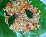 A picture of step 5 of Sabudana khichdi.