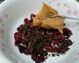 A picture of step 2 of Apple With Peanut Butter And Cranberries.