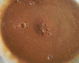 A picture of step 3 of Chocolate Custard.