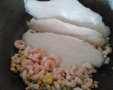 A picture of step 3 of My Garlic and Lemon peppered fish Soup. 😌.