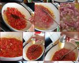 A picture of step 2 of AMIEs Spaghetti with Cherry tomatoes and Pancetta.