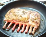 A picture of step 3 of Roasted Rack of Lamb with Balsamic Sauce.