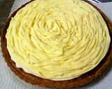 A picture of step 8 of Sweet Chestnuts Mashed with Sweet Potatoes: Mont Blanc Tart.