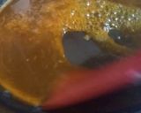 A picture of step 3 of Cream Custard shots with orange sauce.