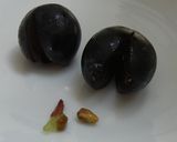 A picture of step 9 of So Juicy! Pound Cake with Whole Kyoho Grapes.