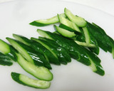 A picture of step 2 of Cucumber with Sesame Seeds.