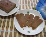 A picture of step 4 of Chilled Kinako (Soy Flour) Paste Sliced Confectionary.