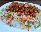 A picture of step 5 of Singaporean Rice.