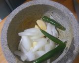 Gambar langkah 1 resipi Peria Tumis Udang.