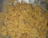 A picture of step 1 of Chocolatey paneer chandrakala.