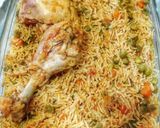 صورة لخطوة 2 من وصفة رز مجمر في الفرن