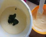 Foto langkah ke 4 dari resep Bolu Kukus Bayam-Lemon.