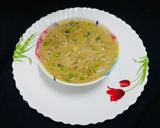 A picture of step 6 of Mushroom mattar curry with coconut flavour.