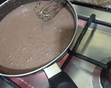 A picture of step 2 of 10 minutes easy chocolate dessert.