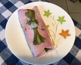 Une image de l'étape 12 de Tartines croquantes au jambon blanc,oignons nouveaux et sauce poivrons.