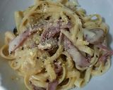 Foto langkah ke 4 dari resep Creamy Fettucini Carbonara.