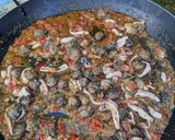A picture of step 6 of Paella Loredana.