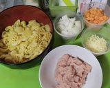 Foto langkah ke 1 dari resep Makaroni schotel kukus.