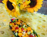 A picture of step 3 of Mango black bean salad.
