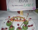A picture of step 7 of Coconut Paan ladoo.