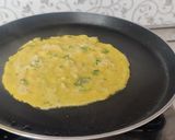 बेसन चिला (Besan chilla recipe in Hindi) रेसिपी चरण 5 फोटो