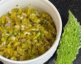 A picture of step 6 of Karela Chokha (A Traditional Indian Mashed Karela Dish).