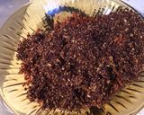 Une image de l'étape 4 de Saumon façon crumble aux tomates séchées,chapelure de légumes et citron.