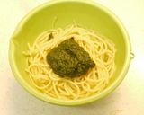 A picture of step 5 of Ume and Shiso Leaf Genovese Pasta.