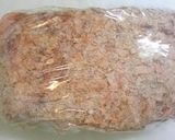 A picture of step 2 of Bonito Flake and Salted Pork Sauté.