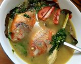 Foto langkah ke 6 dari resep Sop ikan nila merah daun kemangi.