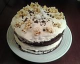A picture of step 9 of Chocolate Cake with Caramel Mousse Filling.