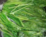 A picture of step 1 of Simple Spinach, Milk and Cheese Soup.