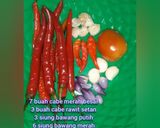 Foto langkah ke 2 dari resep Terong Teri Balado.
